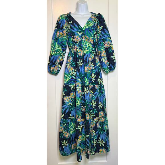 Lilly Pulitzer Deacon Floral Maxi Dress The Hottest Spot Size 2 NWT - Picture 1 of 13